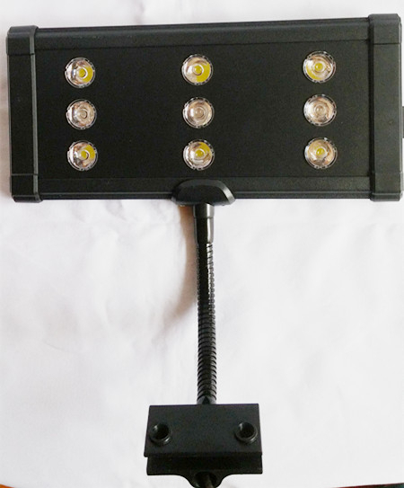Aquarium Marine Color - 27W水槽用LEDクランプ式照明器具 6500K 植物水槽用高輝度 9x3W設計