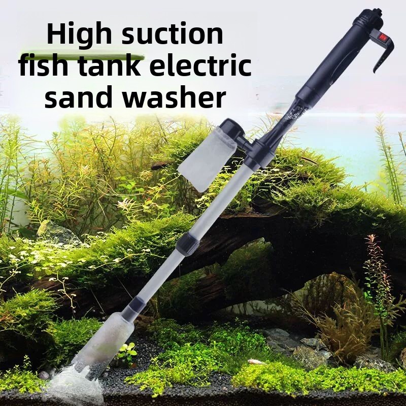 Aquarium Marine Sand - 水槽水族館電池水チェンジャー砂洗浄機水槽吸水器電動ウォーターポンプを吸引する