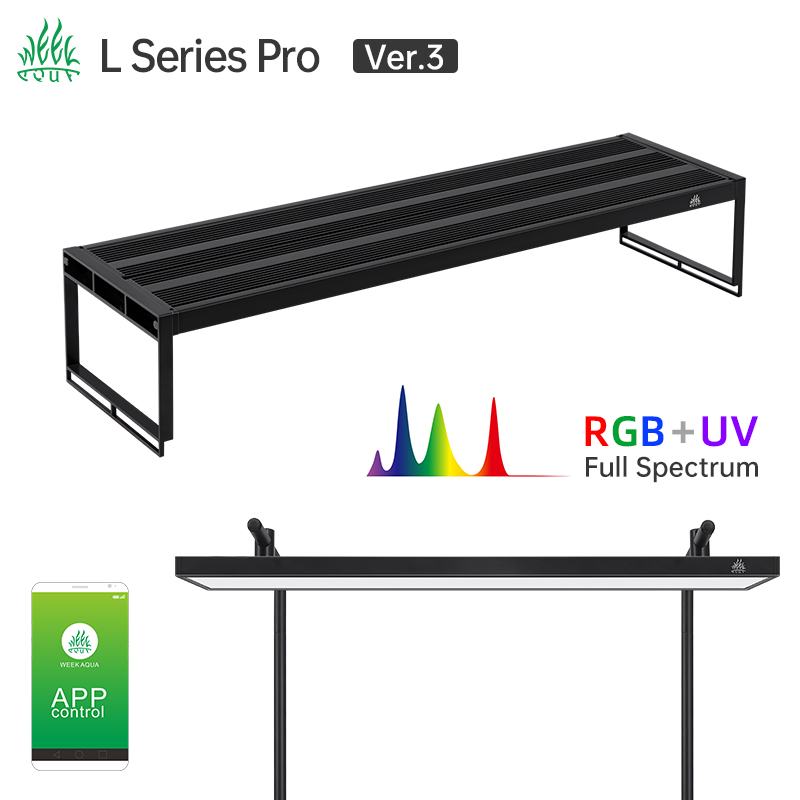 Aquarium Marine Lights - 水族館に植えられたLEDライト,1シリーズ,調光器とタイマー,アプリコントロール,rrb uva