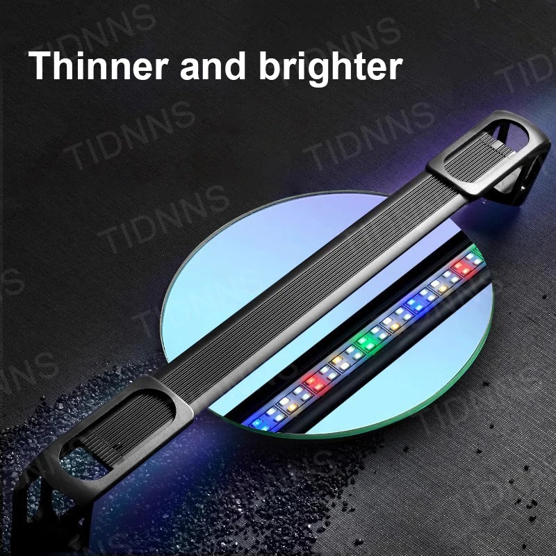 Aquarium Marine Lights - 水族館ライト Led 植物成長照明拡張可能な防水クリップオンランプ水槽 12-75 センチメートルメモリ機能
