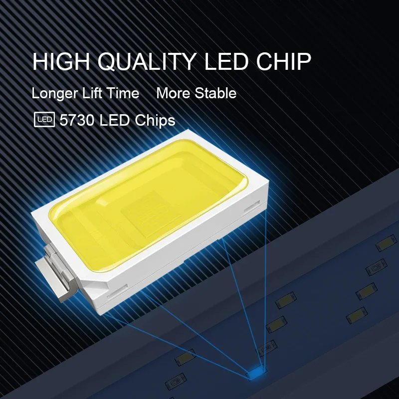 18-75 センチメートルスーパースリム LED 水族館照明 - Aquarium Marine Lights のレビューと価格