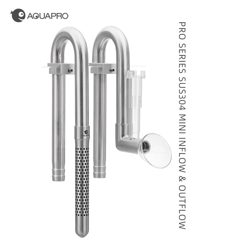 AQUAPRO ミニステンレス鋼流入流出スキマーパイプ水族館 - Marine Aquarium Overflow のレビューと価格