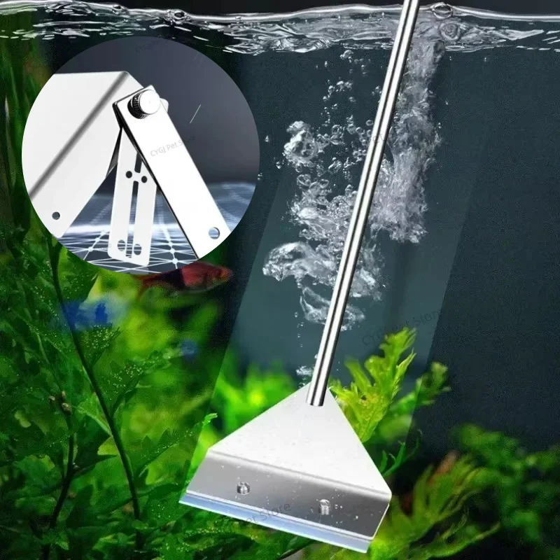 水槽クリーニングツールフラット砂藻類除去デュアルユースガラス - Aquarium Marine Sand のレビューと価格