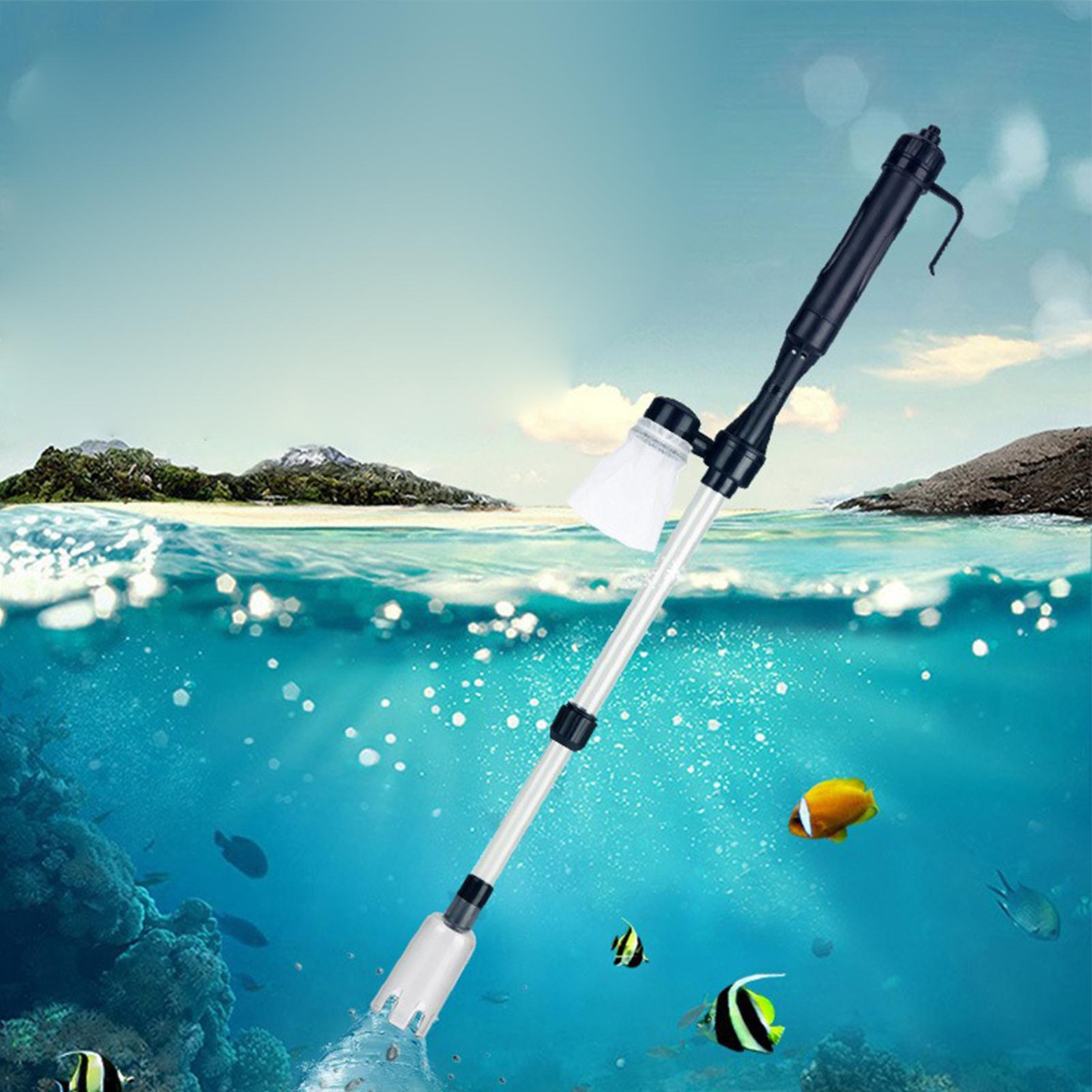 3 in 1水槽用バキューム砂利クリーナー、水換え機能付き水 - Aquarium Marine Sand のレビューと価格