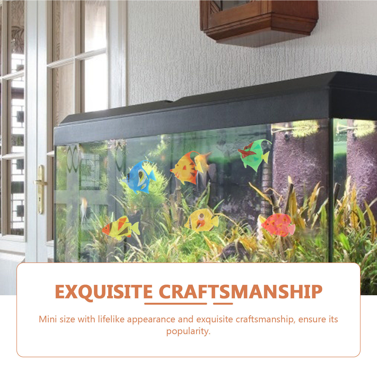 20個入り 人工熱帯魚 プラスチック製 浮遊型 水槽装飾 魚 - Aquarium Marine Color のレビューと価格