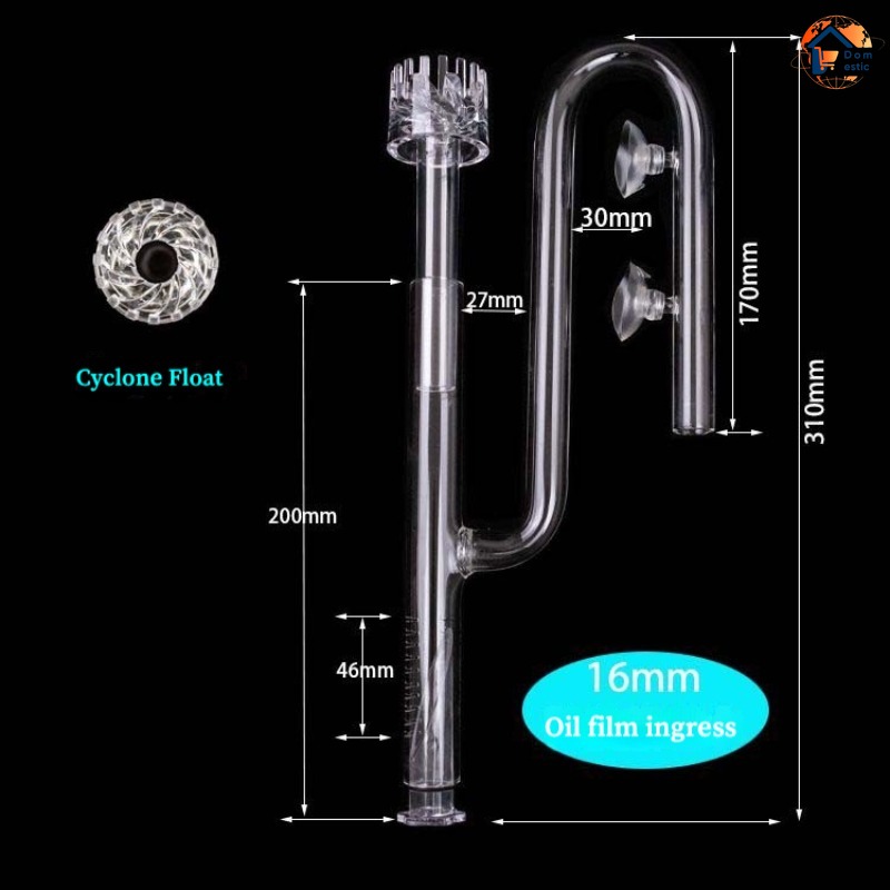 水槽ADAスタイル13mm 17mmガラス製リリーパイプ吸水 - Marine Aquarium Overflow のレビューと価格
