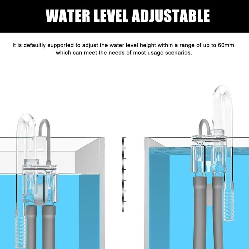素早く簡単に取り付けられる水族館用の耐久性のあるプラスチック - Marine Aquarium Overflow のレビューと価格