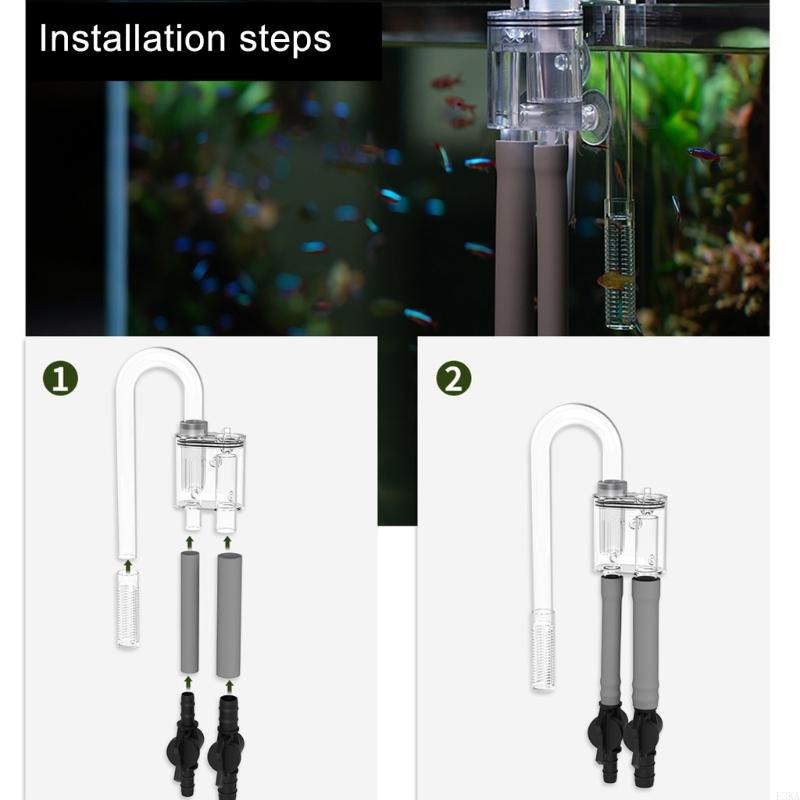 素早く簡単に取り付けられる水族館用の耐久性のあるプラスチック - Marine Aquarium Overflow のレビューと価格