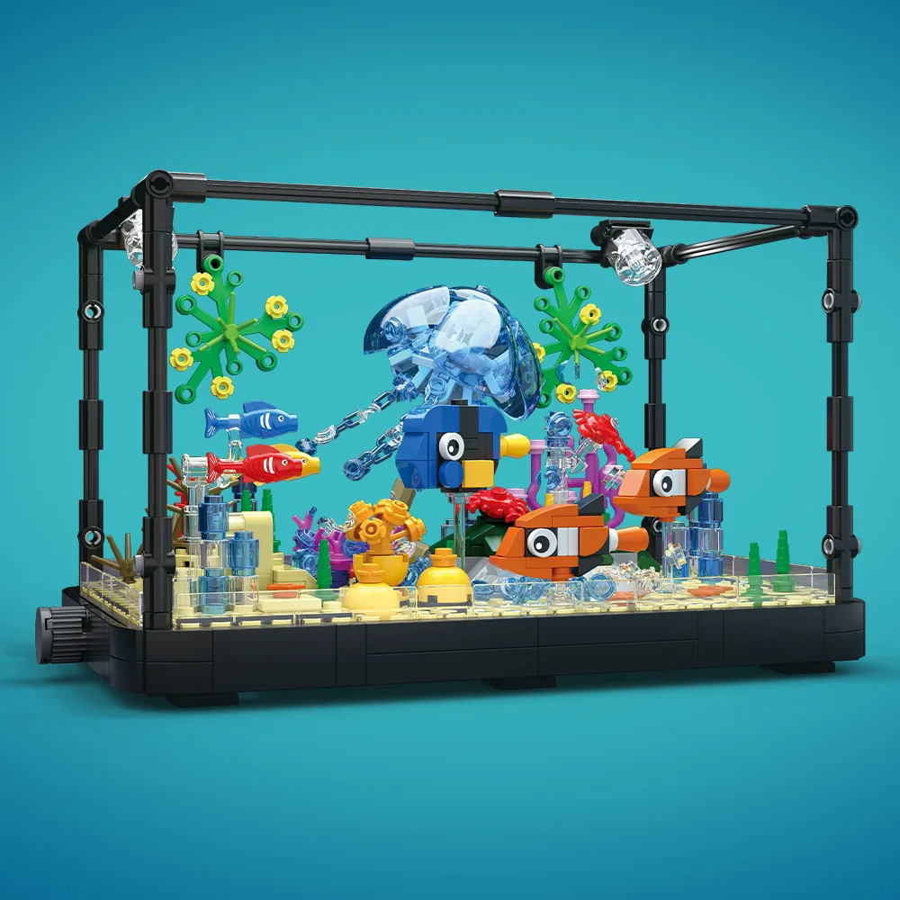 ライト付き水槽ビルディングブロックセット、水槽、海洋カメ、1 - Marine Aquarium & Regional Centre Reviews のレビューと価格