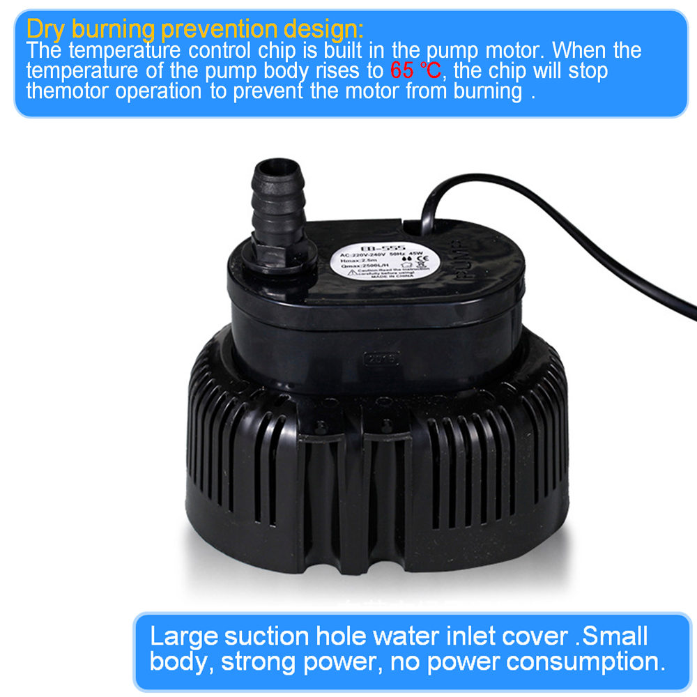 水中水族館ポンプ,45/75W,2500-3000l/h,A - Marine Aquarium Temperature のレビューと価格