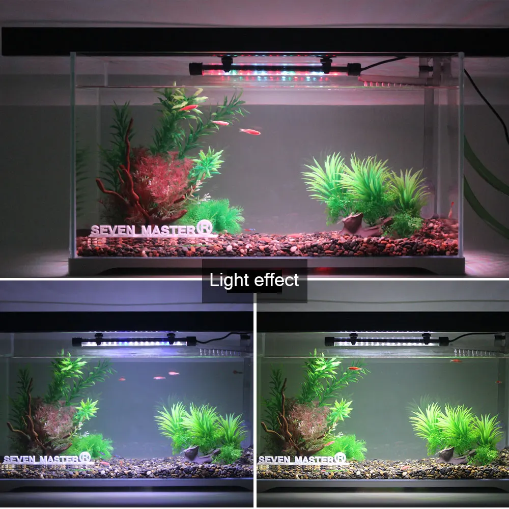 防水LED水族館植物成長ランプ,水槽ライト,水中水族館ライト - Aquarium Marine Lights のレビューと価格