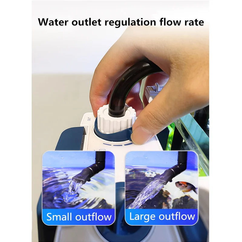 SUNSUN 新型水槽フィルター YBF-500 酸素濾過一 - Marine Aquarium Overflow のレビューと価格