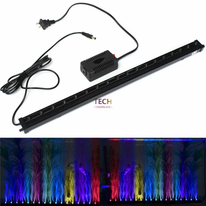 水族館の水槽水中水中気泡変色 LED ライト AC220-2 - Aquarium Marine Lights のレビューと価格