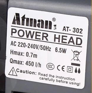 アトマン AT-302 小型水中ポンプ 水移送・水槽用 -  - Aquarium Marine Color のレビューと価格