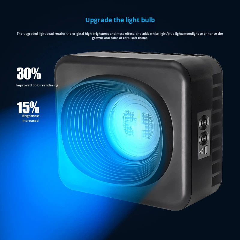 Jebao GSQスマートマリンコーラルライトWiFi制御水 - Aquarium Marine Color のレビューと価格